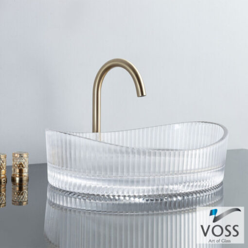 Νιπτήρας Γυάλινος CAVO 50X37.5εκ. VL1150-000 VOSS GLASS CLEAR