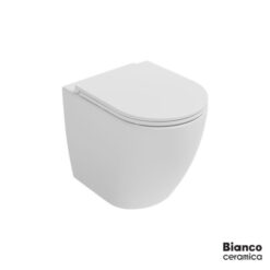 Λεκάνη Υψηλής Πίεσης BACK TO WALL LENTA RIMLESS 380300C-300 BIANCO CERAMICA