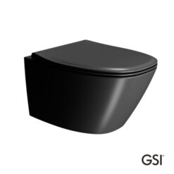 Λεκάνη Κρεμαστή MODO SWIRLFLUSH 841500SC-401 GSI BLACK MATT