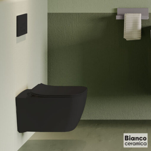 Λεκάνη Κρεμαστή MIZO RIMLESS 361600SC-401 BIANCO CERAMICA - Image 2