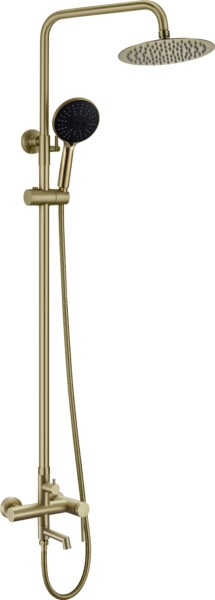 Στήλη Ντουζ 3 Εξόδων Equinox Brushed Gold
