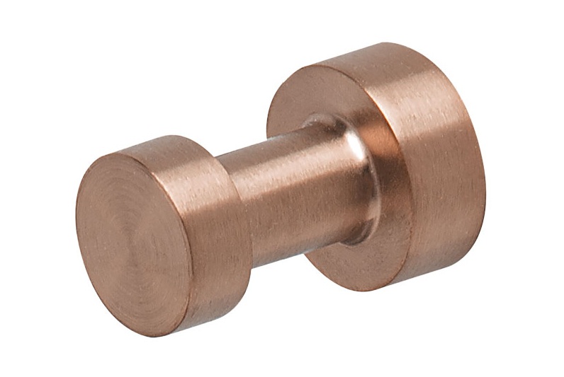 Άγκιστρο μονό 3εκ. 6513-811 NEMOX GEESA ROSE GOLD BRUSHED PVD