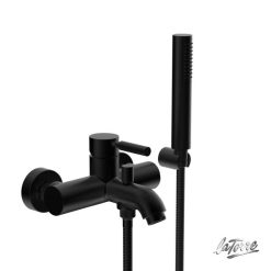 Μπαταρία Λουτρού NEW TECH Black Matt 12019-400 LA TORRE