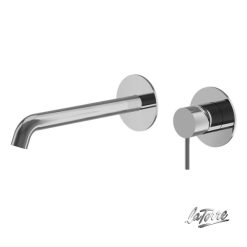 Μπαταρία Νιπτήρος Εντοιχισμού ELLE chrome 34032-100 LA TORRE