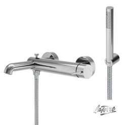 Μπαταρία Λουτρού ELLE chrome 34074-100 LA TORRE