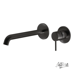 Μπαταρία Νιπτήρος Εντοιχισμού ELLE 316 Black Brushed (PVD) 35032-411 LA TORRE