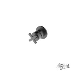 Μίκτης Εντοιχισμού 1 Εξόδου ELLE CROSS Black Brushed 38300-410 LA TORRE