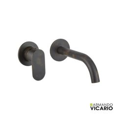 Μπαταρία Νιπτήρος Εντοιχισμού SLIM Rustry Black 500045-424 ARMANDO VICARIO