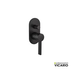 Μίκτης Εντοιχισμού Με Εκτροπέα 2 Εξόδων MOOI Black Matt 518050D-400 ARMANDO VICARIO