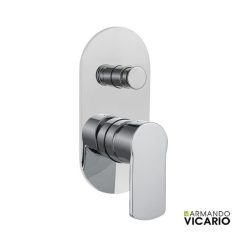 Μίκτης Εντοιχισμού Με Εκτροπέα 2 εξόδων GLAM chrome 610050D-100 ARMANDO VICARIO