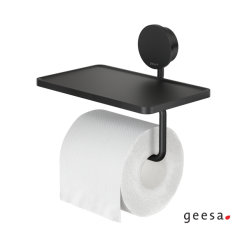 Χαρτοθήκη Με Εταζέρα Black Matt OPAL 7224-400 GEESA