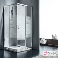 Καμπίνα γωνιακής εισόδου STARLET CORNER ENTRY CS70S-100 (70X70εκ.) STRIPES