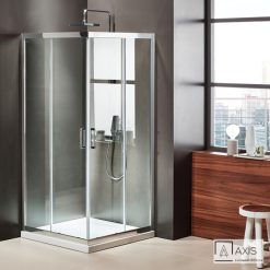 Καμπίνα γωνιακής εισόδου AXIS CORNER ENTRY CX100C-100 (100X100εκ.) CLEAR