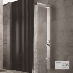 Θερμομικτική Στήλη Ντουζ THEA MIX INOX ICOS SHOWER ΕΞΩΤΕΡΙΚΗΣ/ΕΣΩΤΕΡΙΚΗΣ ΧΡΗΣΗΣ