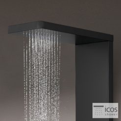 Θερμομικτική Στήλη Ντουζ - Υδρομασάζ OPRA BLACK MATT ICOS SHOWER - Image 4
